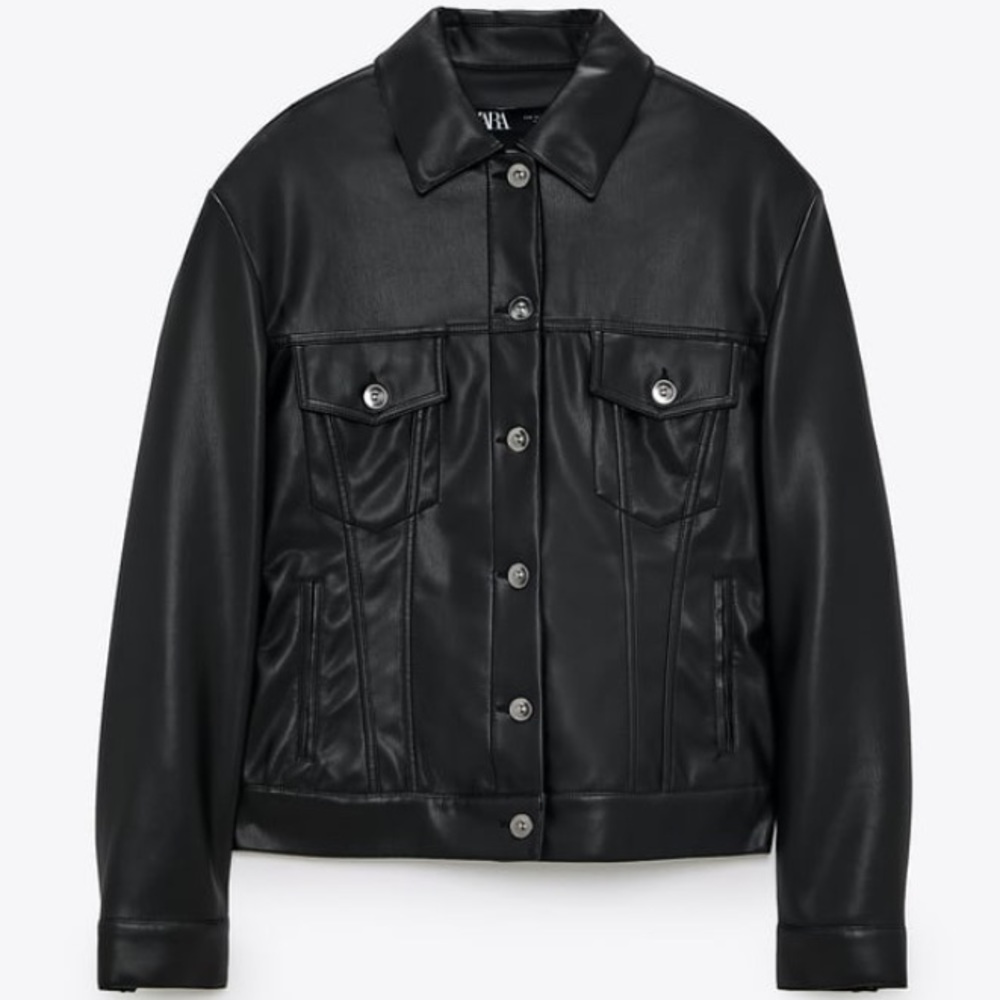 Faux Leather Jacket